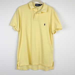 Polo by Ralph Lauren Custom Fit Yellow Shirt